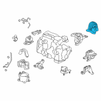 OEM 2013 Honda Accord Mounting Rub Assy, Eng Diagram - 50810-T2F-A11