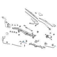 OEM 1997 BMW 740iL Cleaning System Hose Diagram - 61-66-8-372-199