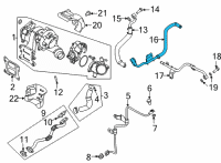 OEM Kia Sorento Pipe Assembly-Water OUTL Diagram - 282372M800