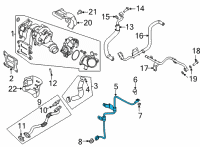 OEM Hyundai Pipe Assembly-Oil Feed Diagram - 28240-2M810