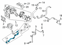 OEM Hyundai Pipe Assembly-Oil Drain Diagram - 28248-2M800