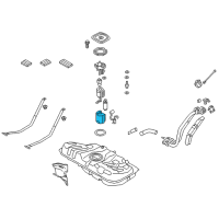 OEM 2016 Hyundai Elantra GT Plate-Fuel Pump, Upper Diagram - 31116-2V000