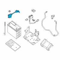 OEM 2015 Nissan Leaf Battery Frame Diagram - 24420-3NF0A