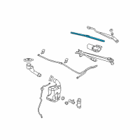 OEM Chevrolet Malibu Front Blade Diagram - 22860194