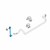 OEM 2016 Lincoln MKS Stabilizer Link Diagram - GG1Z-5K484-A