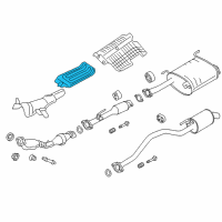 OEM 2018 Chevrolet City Express Heat Shield Diagram - 19317656