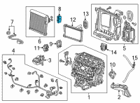 OEM 2019 Acura RDX Valve Assembly, Expansion Diagram - 80220-TJB-A42