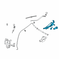 OEM WIPER Assembly Windshield Diagram - 28800-1MA1C