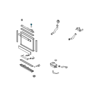 OEM Toyota Matrix Tank Drain Plug Diagram - 16417-28530