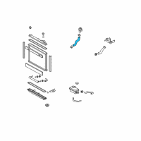 OEM 2008 Lexus LS460 Hose, Radiator, NO.2 Diagram - 16572-38100