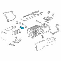 OEM 2013 Honda CR-V Inner Box Lid (Au Diagram - 83460-T0A-A01