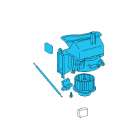 OEM 2001 Toyota Solara Blower Assembly Diagram - 87130-06061