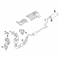OEM 2018 Ford Fiesta Front Insulator Diagram - BE8Z-5A262-A