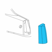 OEM Cadillac Tail Lamp Assembly Diagram - 25754024