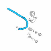 OEM Lexus ES350 Bar, STABILIZER, RR Diagram - 48812-06340