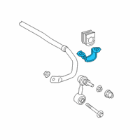 OEM 2022 Lexus ES300h Sway Bar Bracket Diagram - 4883247010