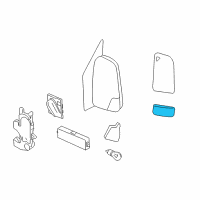 OEM 2007 Dodge Sprinter 3500 Glass-Mirror Replacement Diagram - 68009995AA