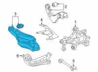 OEM 2022 Lexus NX350h Control Arm Diagram - 4873042060