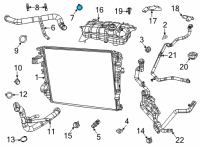 OEM 2015 Dodge Durango Clamp-Hose Diagram - 4809147AA