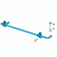 OEM Chrysler Bar-Rear Suspension Diagram - 68161272AB