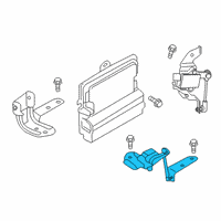 OEM 2017 Lincoln MKX Front Sensor Diagram - F2GZ-3C097-B