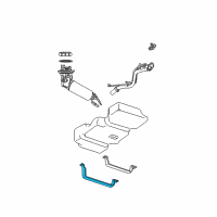 OEM 2015 Dodge Grand Caravan Strap-Fuel Tank Diagram - 4809754AC