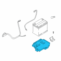 OEM 2005 Kia Spectra Tray Assembly-Battery Diagram - 371502D000