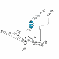 OEM 2002 BMW Z3 Set Coil Springs Diagram - 33-53-9-070-128