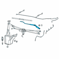 OEM 2017 Ram 1500 Arm WIPER-Front WIPER Diagram - 55277449AE