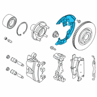 OEM Lincoln Corsair SHIELD - SPLASH Diagram - LX6Z-2K005-D