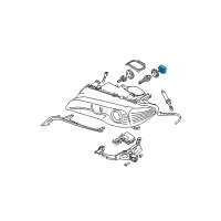 OEM 2005 BMW X3 Ignition Element Xenon-Light Diagram - 63-12-6-919-886