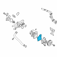 OEM 2015 Kia Optima Gasket-Water Pump Diagram - 251242G510