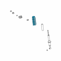 OEM Lexus Spring, Coil, Front Diagram - 48131-6B500