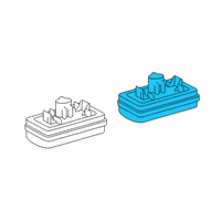 OEM 2019 Toyota Land Cruiser License Lamp Diagram - 81270-60470