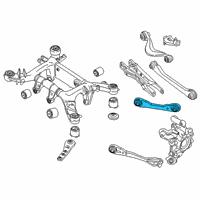 OEM 2021 BMW M850i xDrive Gran Coupe Rear Right Upper Forward Lateral Arm Diagram - 33-32-6-867-538