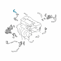 OEM 2022 Toyota Camry By-Pass Hose Diagram - 16296-25060