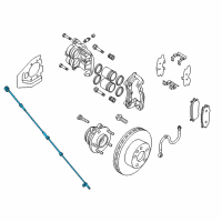 OEM 2015 Nissan Pathfinder Sensor Assembly-Anti SKID, Front Diagram - 47910-3JA0B