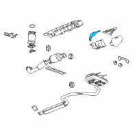 OEM Buick Heat Shield Diagram - 13247824