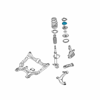 OEM 2003 Nissan Murano Strut Mounting Insulator Assembly Diagram - 54320-CA002