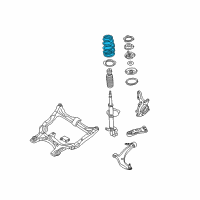 OEM Nissan Murano Spring-Front Diagram - 54010-CC40B