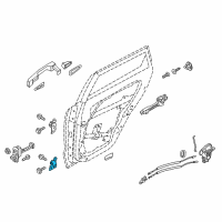 OEM 2018 Hyundai Tucson Hinge Assembly-Door Upper, LH Diagram - 79310-2E000