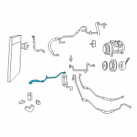 OEM 2010 Dodge Grand Caravan Line-A/C Liquid Diagram - 68029278AA