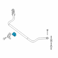 OEM 2017 Nissan NV2500 Bush-Stabilizer Diagram - 54613-1PA0A