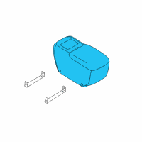 OEM 2014 Infiniti QX80 Console Assy-Rear Diagram - 96950-1V91A