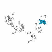 OEM 2018 Ford Fiesta Upper Bracket Diagram - BE8Z-6068-A