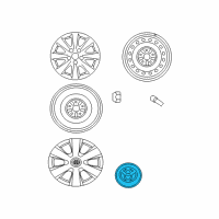 OEM 2011 Toyota Camry Ornament Diagram - 42603-44070