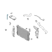 OEM 2006 Hyundai Tucson Hose-Radiator To Reservoir Diagram - 25451-2E050