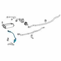 OEM Lexus ES250 Sensor Air Fuel Rat Diagram - 89467-06250
