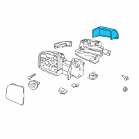 OEM 2019 Ford F-150 Mirror Cover Diagram - FL3Z-17D742-BA