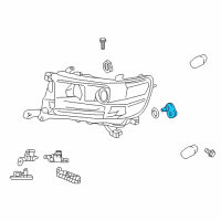 OEM 2021 Toyota Land Cruiser Leveling Motor Diagram - 85661-37020